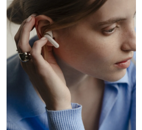 Sudio Earbuds | E4 Pro | Bluetooth | In-ear | Microphone | Cloud White | Noise canceling | Noise reduction | Wireless