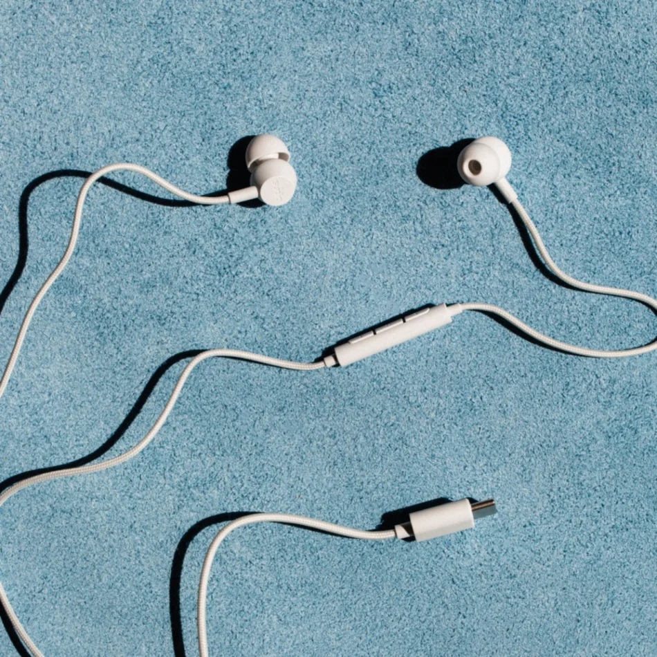 Sudio Earbuds | V3 | USB-C | In-ear | Microphone | Grey White