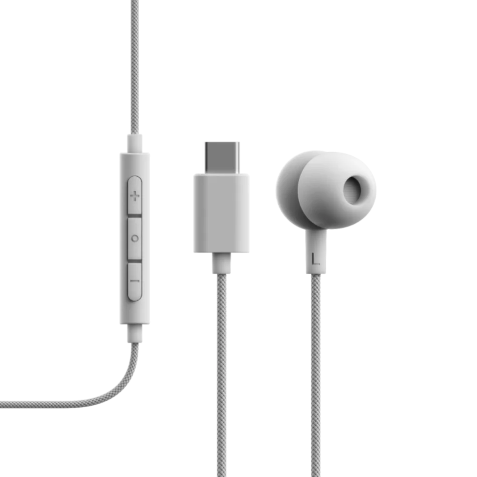 Sudio Earbuds | V3 | USB-C | In-ear | Microphone | Grey White