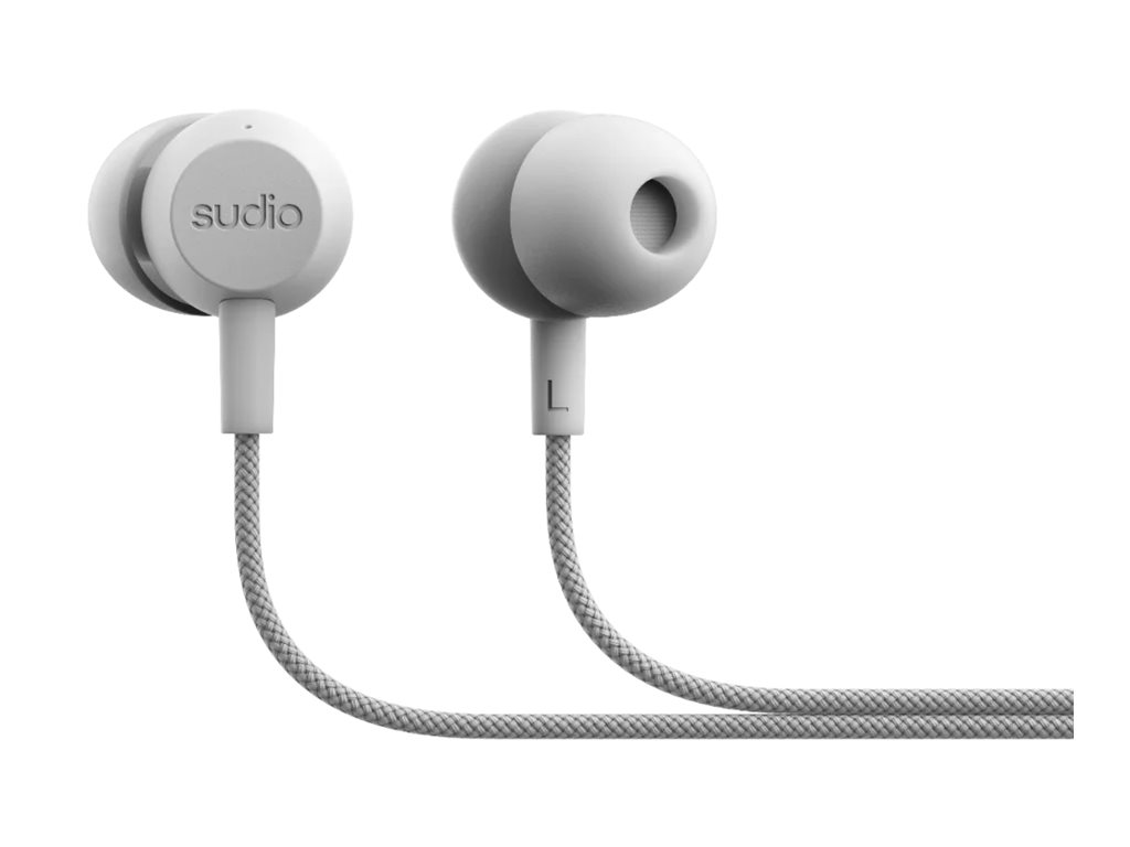 Sudio Earbuds | V3 | USB-C | In-ear | Microphone | Grey White