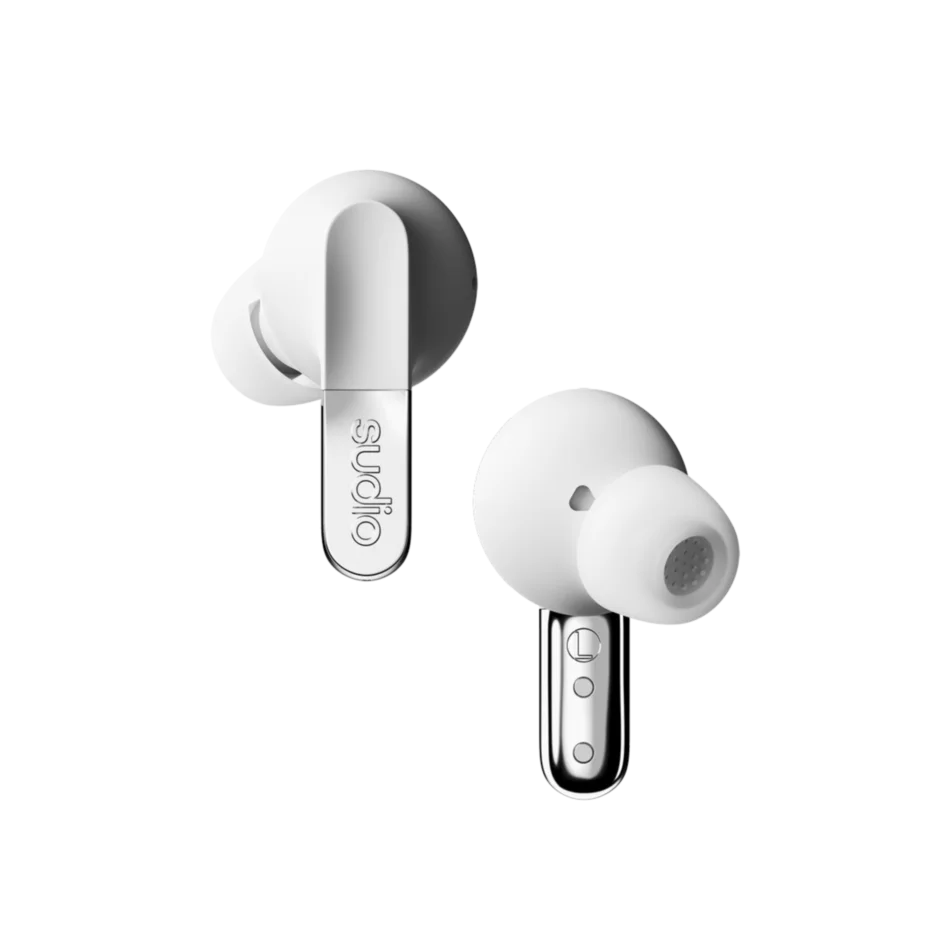 Sudio Earbuds | N3 Pro | Bluetooth | In-ear | Microphone | Chrome White | Noise canceling | Wireless