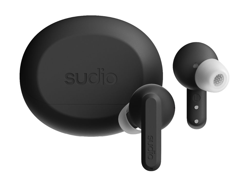 Sudio Earbuds | A3 Pro | Bluetooth | In-ear | Microphone | Cloudy Black | Noise canceling | Wireless