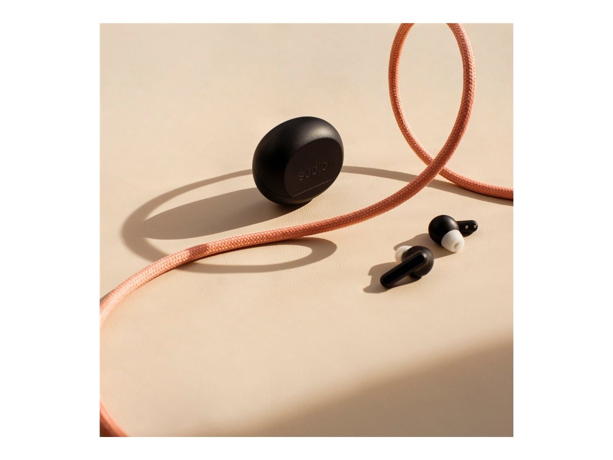 Sudio Earbuds | A3 Pro | Bluetooth | In-ear | Microphone | Cloudy Black | Noise canceling | Wireless