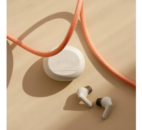 Sudio Earbuds | A3 Pro | Bluetooth | In-ear | Microphone | Fog White | Noise canceling | Wireless