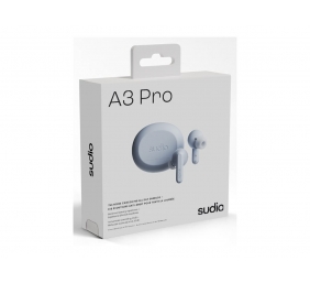 Sudio Earbuds | A3 Pro | Bluetooth | In-ear | Microphone | Powder Blue | Noise canceling | Wireless