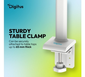 Digitus LED Desk Lamp, 50 cm, White | DA-90491 | 1025 lm | 7 W | 3000-6500 K | Warm to cold white light | LED lamp | 10 V
