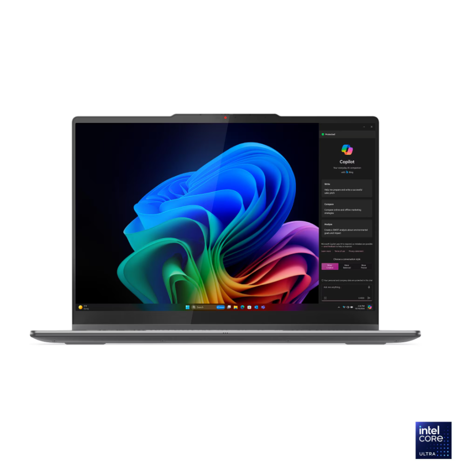 Lenovo- Yoga 7 2-in-1 14ILL10 Intel | Luna Grey | 14 " | OLED | Touchscreen | WUXGA | 1920 x 1200 pixels | Glossy | Intel Core Ultra 5 | 226V | 16 GB | Soldered LPDDR5X | Solid-state drive capacity 512 GB | Intel Arc Graphics 130V | Windows 11 Home | 802.