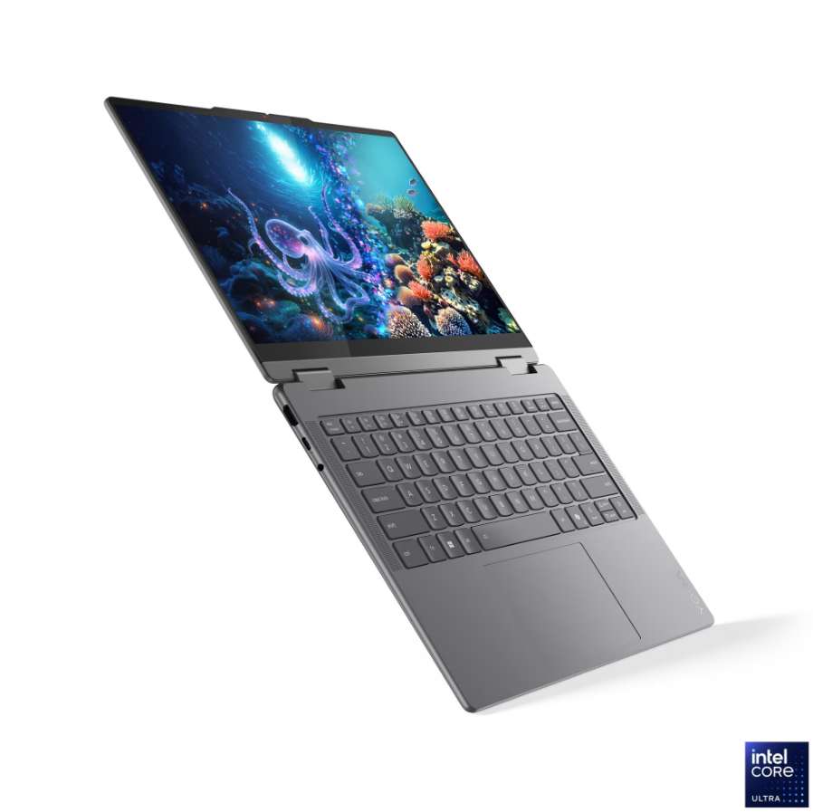 Lenovo- Yoga 7 2-in-1 14ILL10 Intel | Luna Grey | 14 " | OLED | Touchscreen | WUXGA | 1920 x 1200 pixels | Glossy | Intel Core Ultra 5 | 226V | 16 GB | Soldered LPDDR5X | Solid-state drive capacity 512 GB | Intel Arc Graphics 130V | Windows 11 Home | 802.