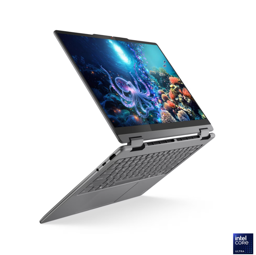 Lenovo- Yoga 7 2-in-1 14ILL10 Intel | Luna Grey | 14 " | OLED | Touchscreen | WUXGA | 1920 x 1200 pixels | Glossy | Intel Core Ultra 5 | 226V | 16 GB | Soldered LPDDR5X | Solid-state drive capacity 512 GB | Intel Arc Graphics 130V | Windows 11 Home | 802.