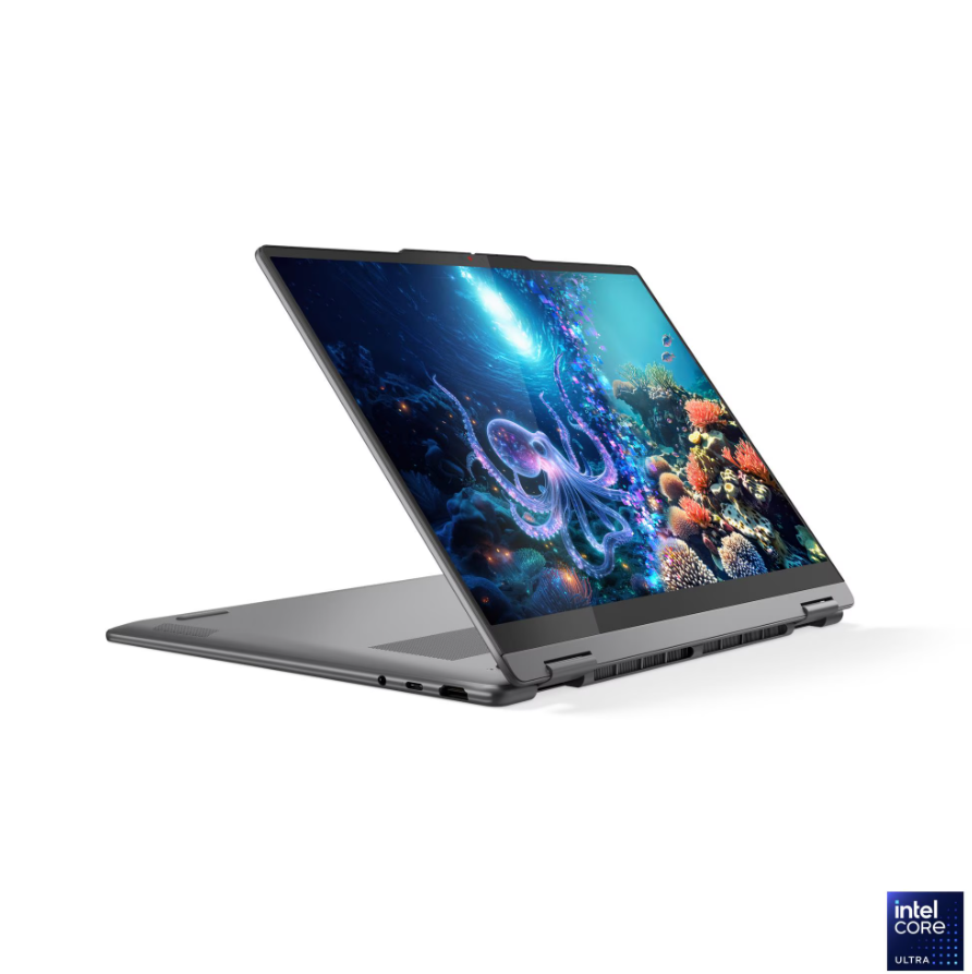 Lenovo- Yoga 7 2-in-1 14ILL10 Intel | Luna Grey | 14 " | OLED | Touchscreen | WUXGA | 1920 x 1200 pixels | Glossy | Intel Core Ultra 5 | 226V | 16 GB | Soldered LPDDR5X | Solid-state drive capacity 512 GB | Intel Arc Graphics 130V | Windows 11 Home | 802.