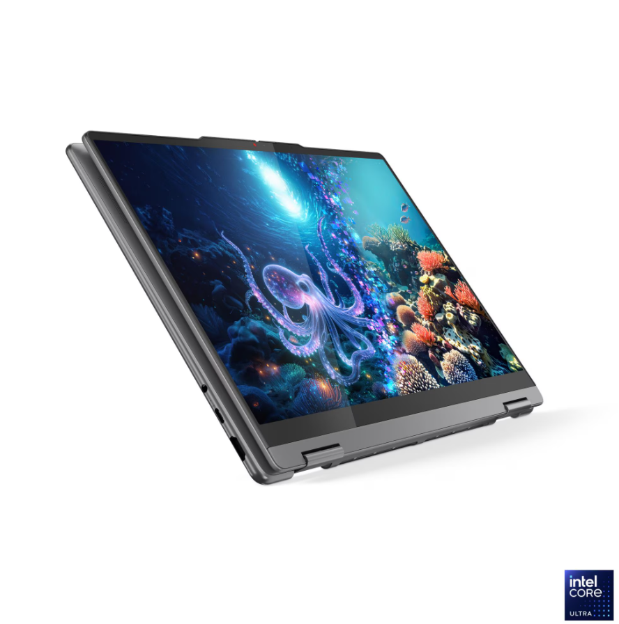 Lenovo- Yoga 7 2-in-1 14ILL10 Intel | Luna Grey | 14 " | OLED | Touchscreen | WUXGA | 1920 x 1200 pixels | Glossy | Intel Core Ultra 5 | 226V | 16 GB | Soldered LPDDR5X | Solid-state drive capacity 512 GB | Intel Arc Graphics 130V | Windows 11 Home | 802.