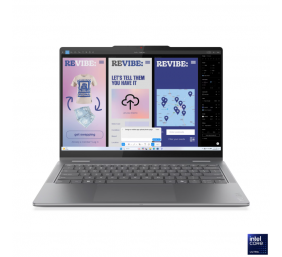 Lenovo- Yoga 7 2-in-1 14ILL10 Intel | Luna Grey | 14 " | OLED | Touchscreen | WUXGA | 1920 x 1200 pixels | Glossy | Intel Core Ultra 5 | 226V | 16 GB | Soldered LPDDR5X | Solid-state drive capacity 512 GB | Intel Arc Graphics 130V | Windows 11 Home | 802.