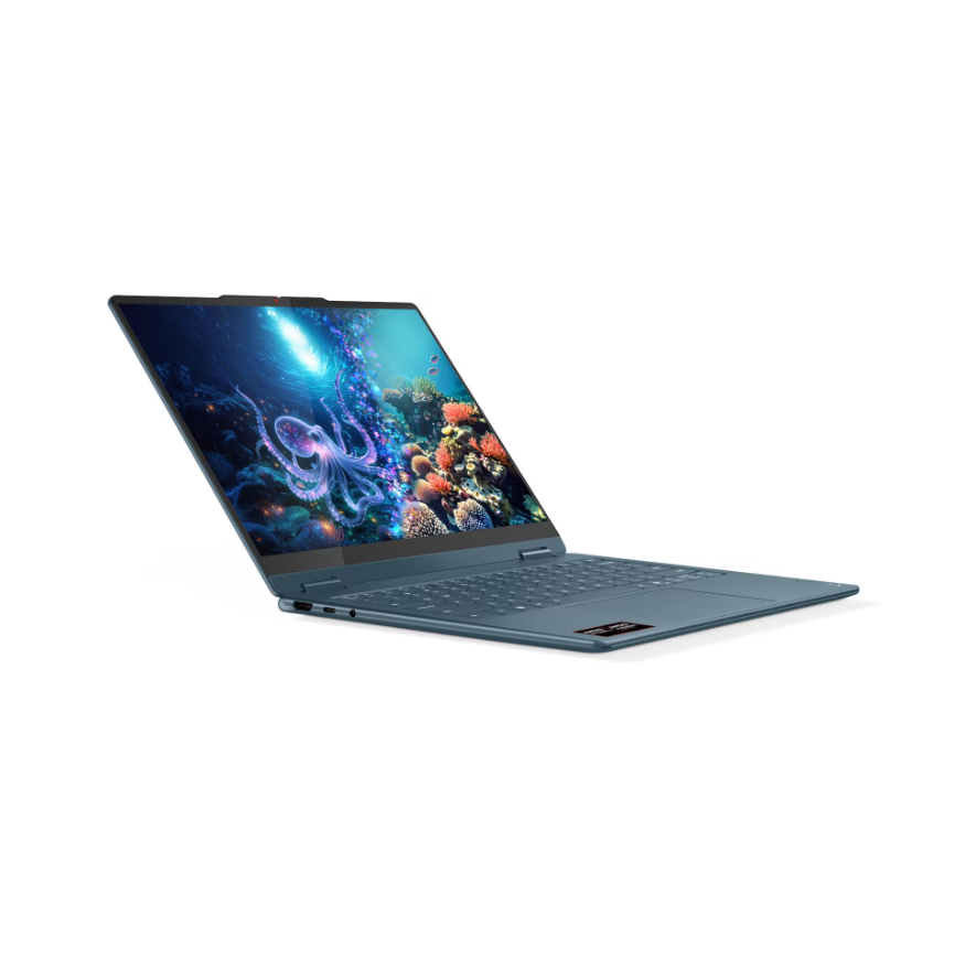 Lenovo- Yoga 7 2-in-1 14AKP10 AMD | Tidal Teal | 14 " | OLED | Touchscreen | WUXGA | 1920 x 1200 pixels | Glossy | AMD Ryzen AI 5 | 340 | 16 GB | Soldered LPDDR5 | Solid-state drive capacity 512 GB | AMD Radeon 840M Graphics | Windows 11 Home | 802.11be |