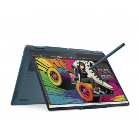 Lenovo- Yoga 7 2-in-1 14AKP10 AMD | Tidal Teal | 14 " | OLED | Touchscreen | WUXGA | 1920 x 1200 pixels | Glossy | AMD Ryzen AI 5 | 340 | 16 GB | Soldered LPDDR5 | Solid-state drive capacity 512 GB | AMD Radeon 840M Graphics | Windows 11 Home | 802.11be |