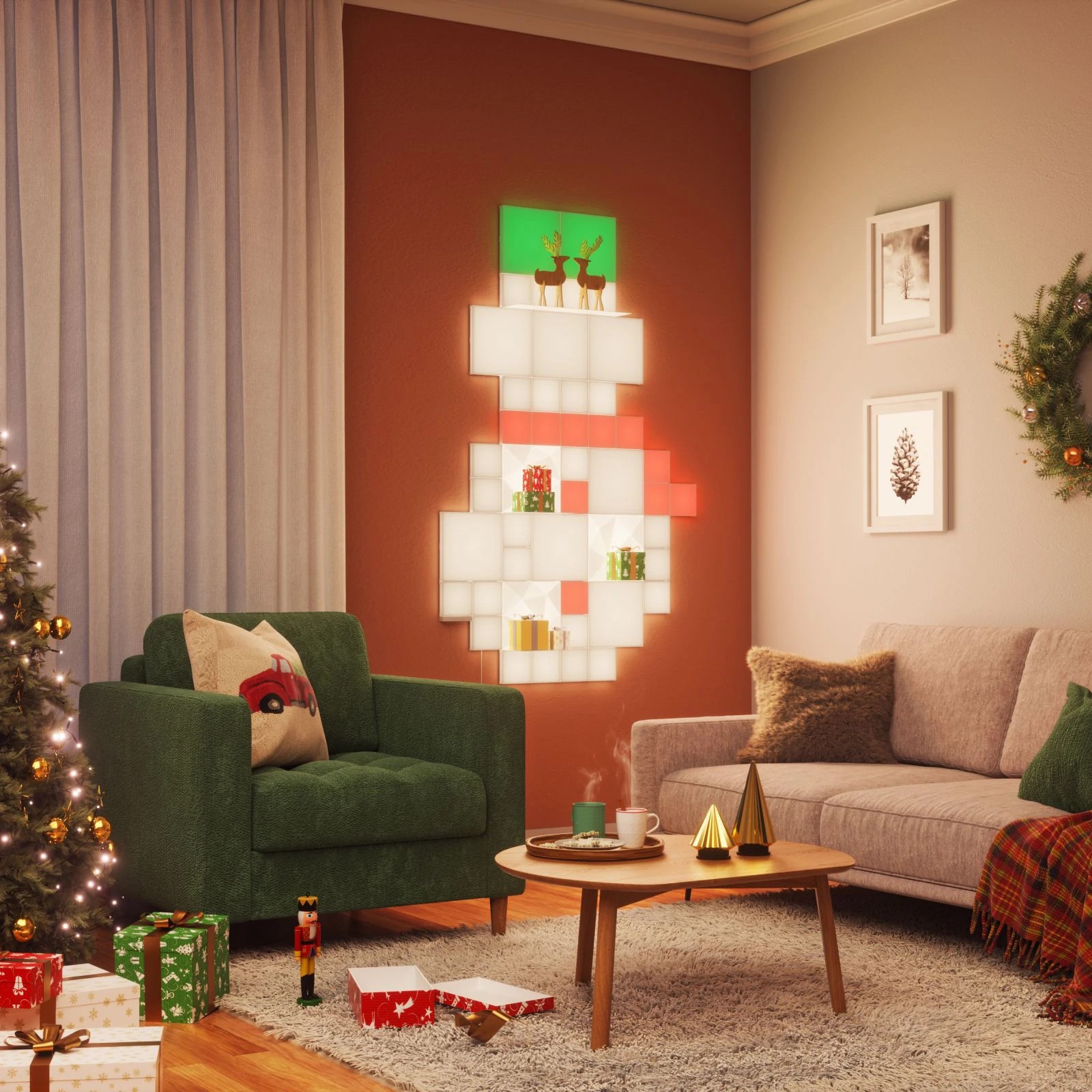 Nanoleaf Blocks Big Squares Starter Kit (6 Panels) | 16M+ colours