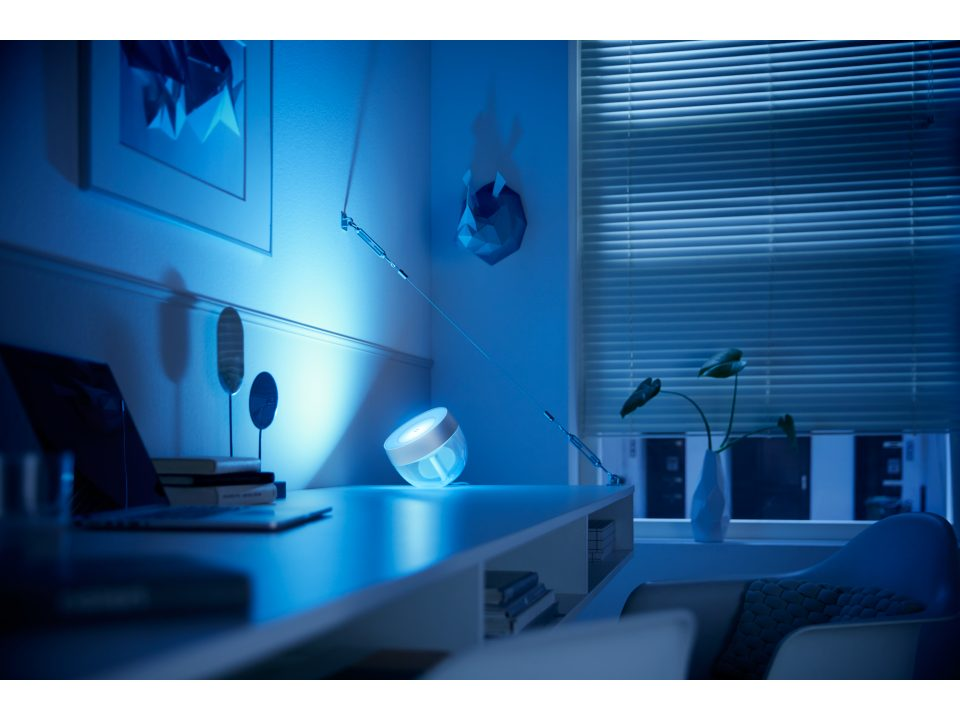 Philips Hue | Hue Iris Portable Lamp, Silver Special Edition | Silver | Portable lamp