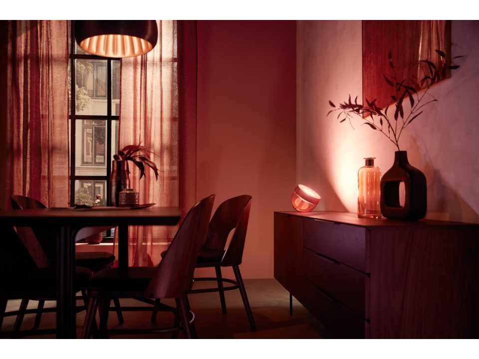 Philips Hue | Hue Iris Portable Lamp, Copper Special Edition | Copper/brass | Portable lamp