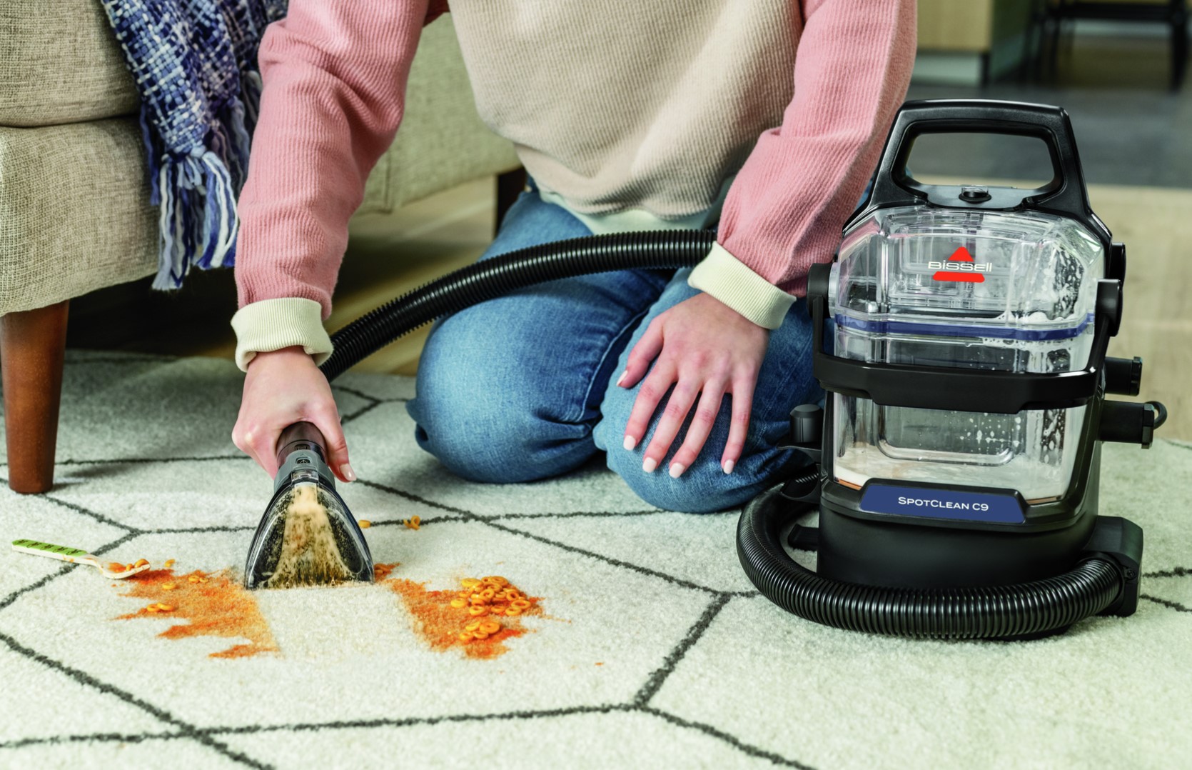 Bissell | Portable Carpet and Upholstery Cleaner | SpotClean C9 Select | Corded operating | Washing function | 400 W