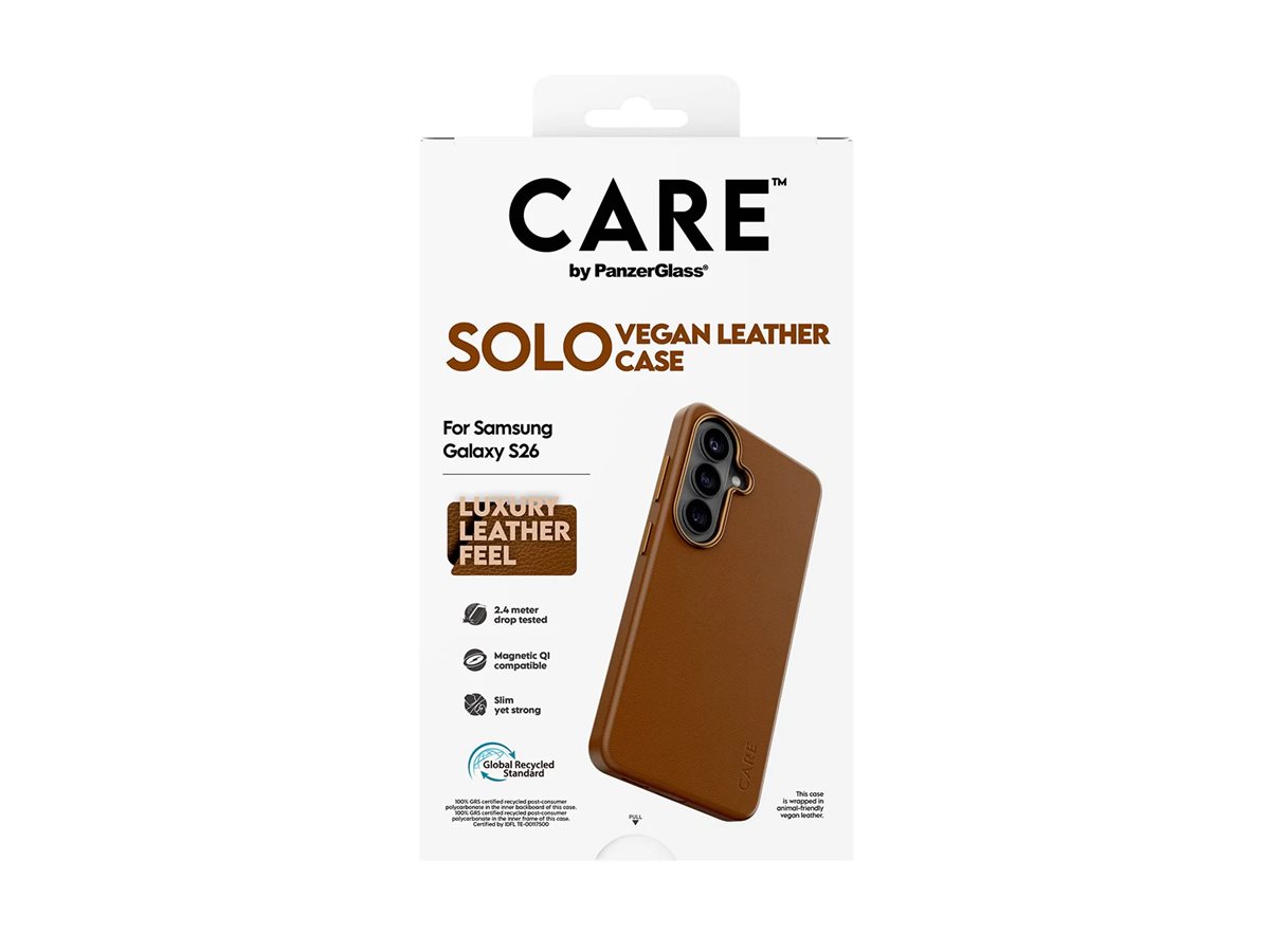 CARE by PanzerGlass Solo Case Brown Samsung New Galaxy S26