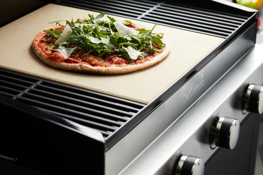 Barbecook | Dynamic Core Pizza Stone Made of Refractory Clay, 43 x 35 x 1.2 cm (per 4 pcs) | BC-ACC-7127