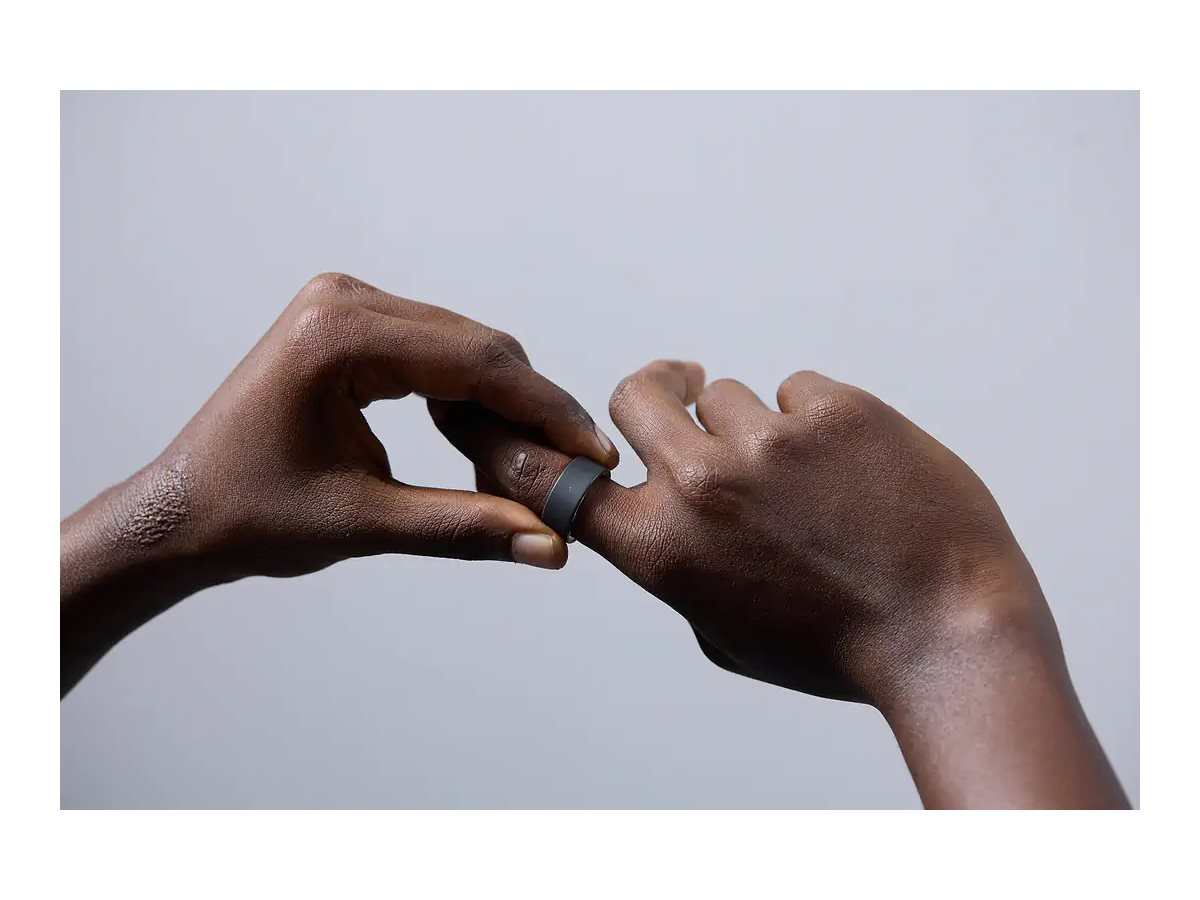 Ultrahuman | Ring Air | Matte Grey | Size 6 | Smart Ring