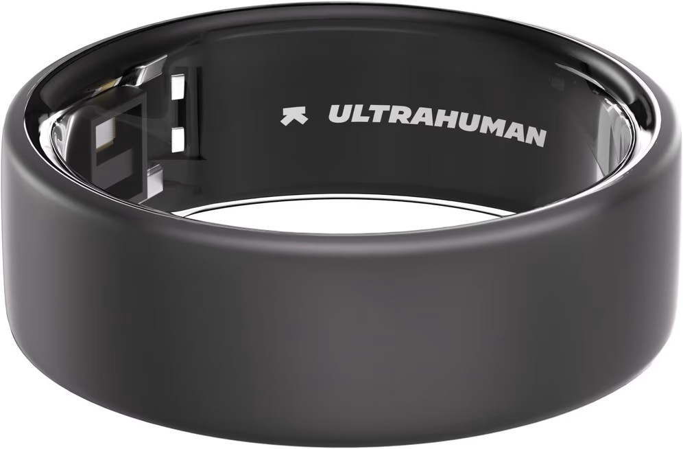 Ultrahuman | Ring Air | Matte Grey | Size 6 | Smart Ring