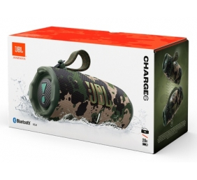 JBL Charge 6 Nešiojama garso kolonėlė, Bluetooth, Squad (Camouflage)