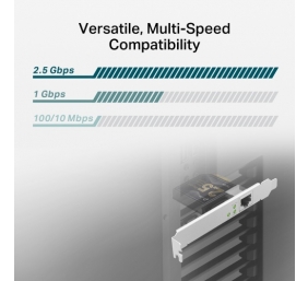 TP-Link TX201 2.5 Gigabit PCIe Tinklo adapteris