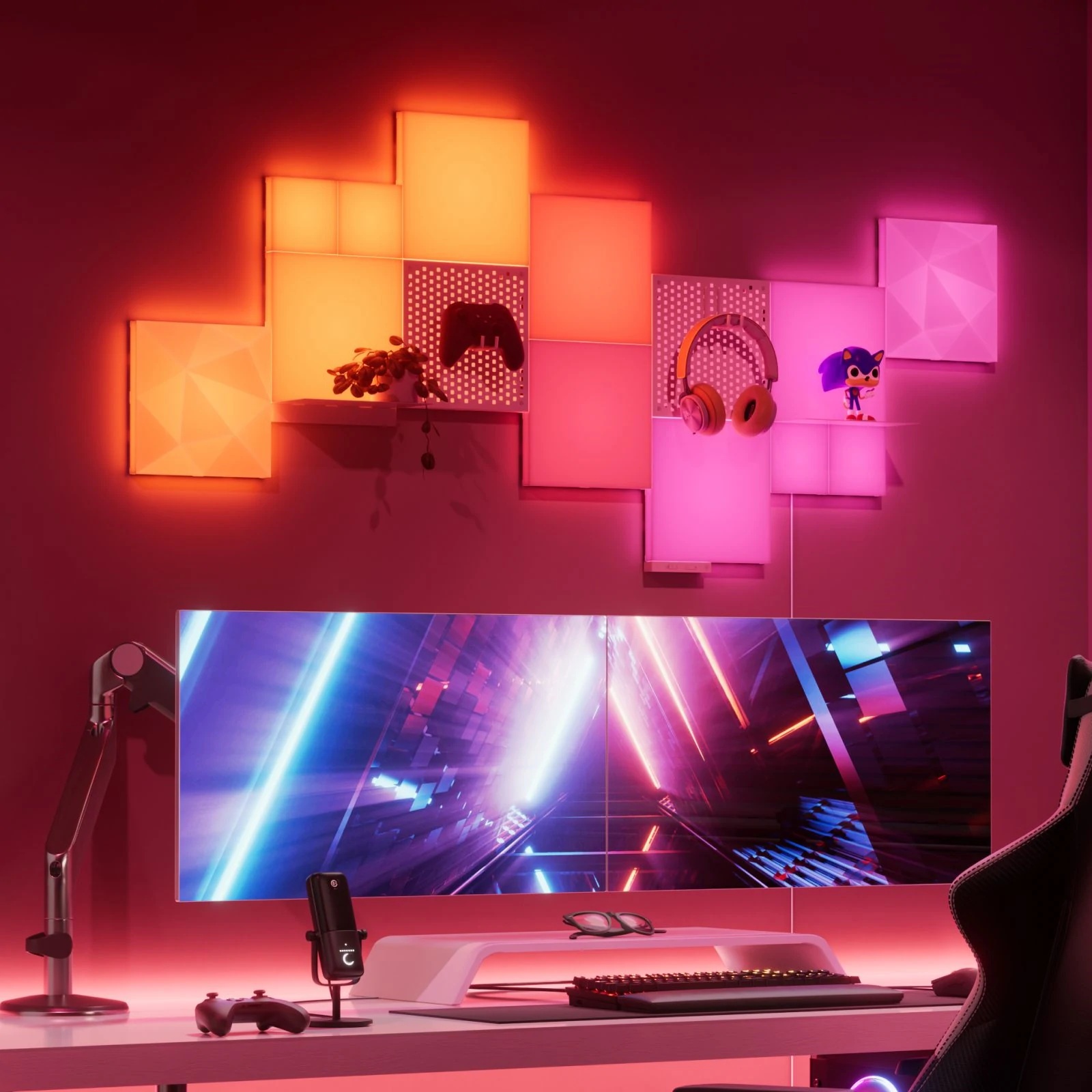 Nanoleaf Blocks Combo Starter Kit (10 Pack) | 16M+ colours