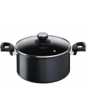 TEFAL | Unlimited Stewpot | G2554672 | 5 L | Aluminum | Dishwasher proof | Lid included | Black