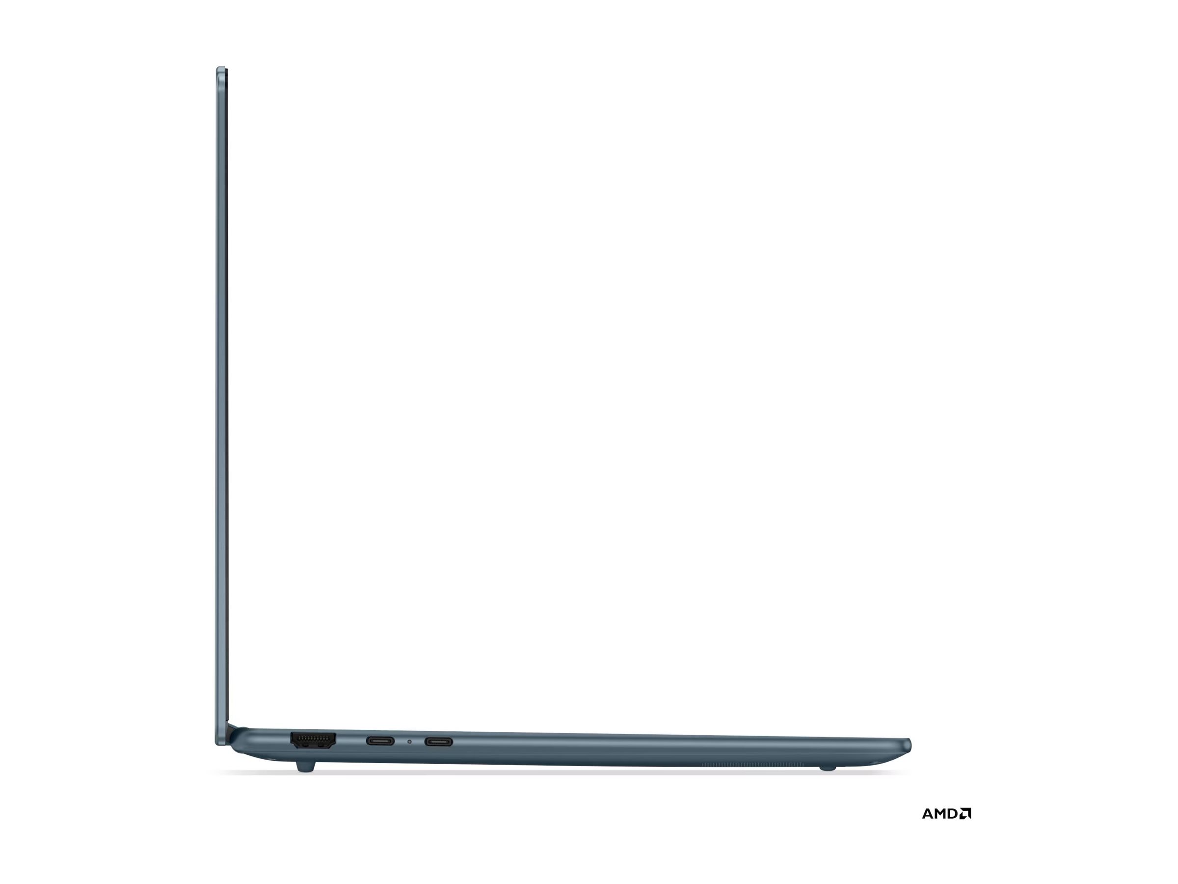 Lenovo- Yoga Slim 7 14AKP10 AMD | Tidal Teal | 14 " | OLED | WUXGA | 1920 x 1200 pixels | Glossy | AMD Ryzen AI 5 | 330 | 16 GB | Soldered LPDDR5X | Solid-state drive capacity 512 GB | AMD Radeon 820M Graphics | Windows 11 Home | 802.11be | Bluetooth vers