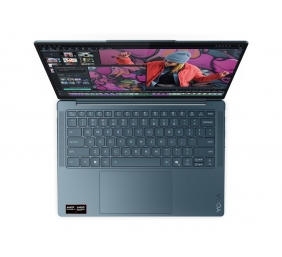 Lenovo- Yoga Slim 7 14AKP10 AMD | Tidal Teal | 14 " | OLED | WUXGA | 1920 x 1200 pixels | Glossy | AMD Ryzen AI 5 | 330 | 16 GB | Soldered LPDDR5X | Solid-state drive capacity 512 GB | AMD Radeon 820M Graphics | Windows 11 Home | 802.11be | Bluetooth vers