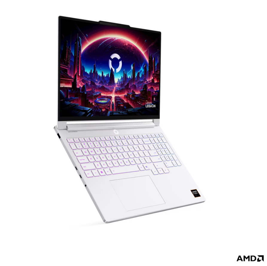 Lenovo- Legion 7 16AGP11 AMD | Glacier White | 16 " | OLED | WQXGA | 2560 x 1600 pixels | Glossy | AMD Ryzen AI 9 | HX 470 | 32 GB | Soldered LPDDR5X | Solid-state drive capacity 1000 GB | NVIDIA GeForce RTX 5070 | GDDR7 | 12 GB | Windows 11 Home | 802.11