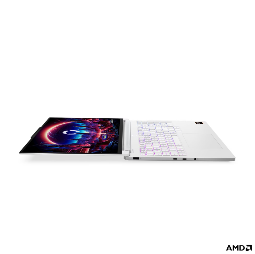 Lenovo- Legion 7 16AGP11 AMD | Glacier White | 16 " | OLED | WQXGA | 2560 x 1600 pixels | Glossy | AMD Ryzen AI 9 | HX 470 | 32 GB | Soldered LPDDR5X | Solid-state drive capacity 1000 GB | NVIDIA GeForce RTX 5070 | GDDR7 | 12 GB | Windows 11 Home | 802.11