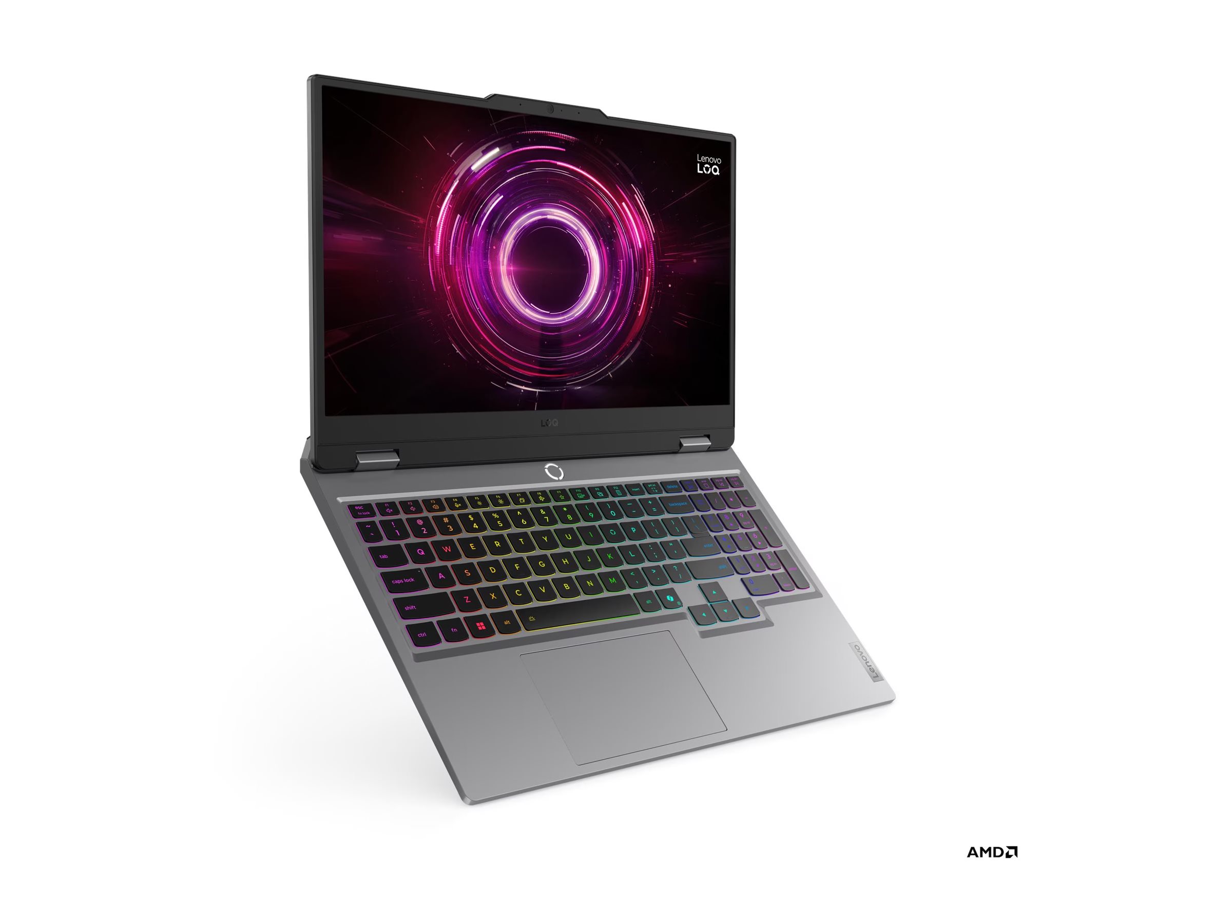 Lenovo- LOQ 15AHP10 AMD | Luna Grey | 15.6 " | IPS | FHD | 1920 x 1080 pixels | Anti-glare | AMD Ryzen 7 | 250 | 16 GB | SODIMM DDR5 | Solid-state drive capacity 512 GB | NVIDIA GeForce RTX 5060 | GDDR7 | 8 GB | Windows 11 Home | 802.11ax | Bluetooth vers