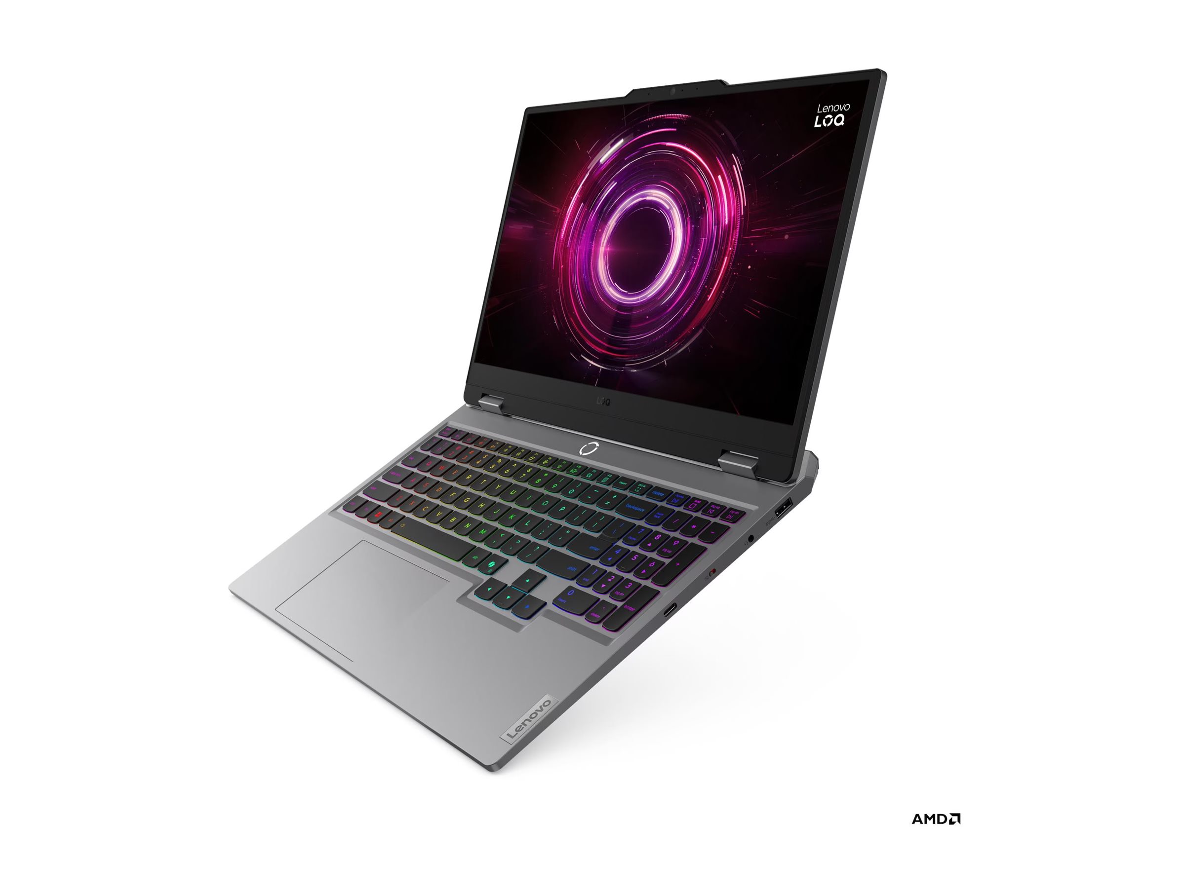 Lenovo- LOQ 15AHP10 | Luna Grey | 15.6 " | IPS | FHD | 1920 x 1080 pixels | Anti-glare | AMD Ryzen 7 | 250 | 16 GB | SODIMM DDR5 | Solid-state drive capacity 1000 GB | NVIDIA GeForce RTX 5060 | GDDR7 | 8 GB | Windows 11 Home | 802.11ax | Bluetooth version