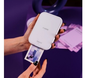 Canon Zoemini 2 Mobilus nuotraukų spausdintuvas spalvotas ZINK 2x 3'', Bluetooth, Balta