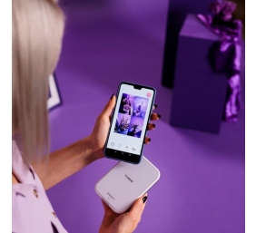 Canon Zoemini 2 Mobilus nuotraukų spausdintuvas spalvotas ZINK 2x 3'', Bluetooth, Balta