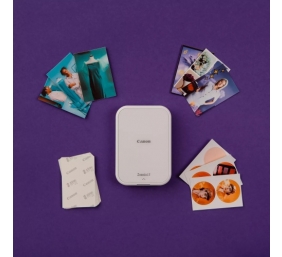 Canon Zoemini 2 Mobilus nuotraukų spausdintuvas spalvotas ZINK 2x 3'', Bluetooth, Balta