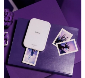 Canon Zoemini 2 Mobilus nuotraukų spausdintuvas spalvotas ZINK 2x 3'', Bluetooth, Balta