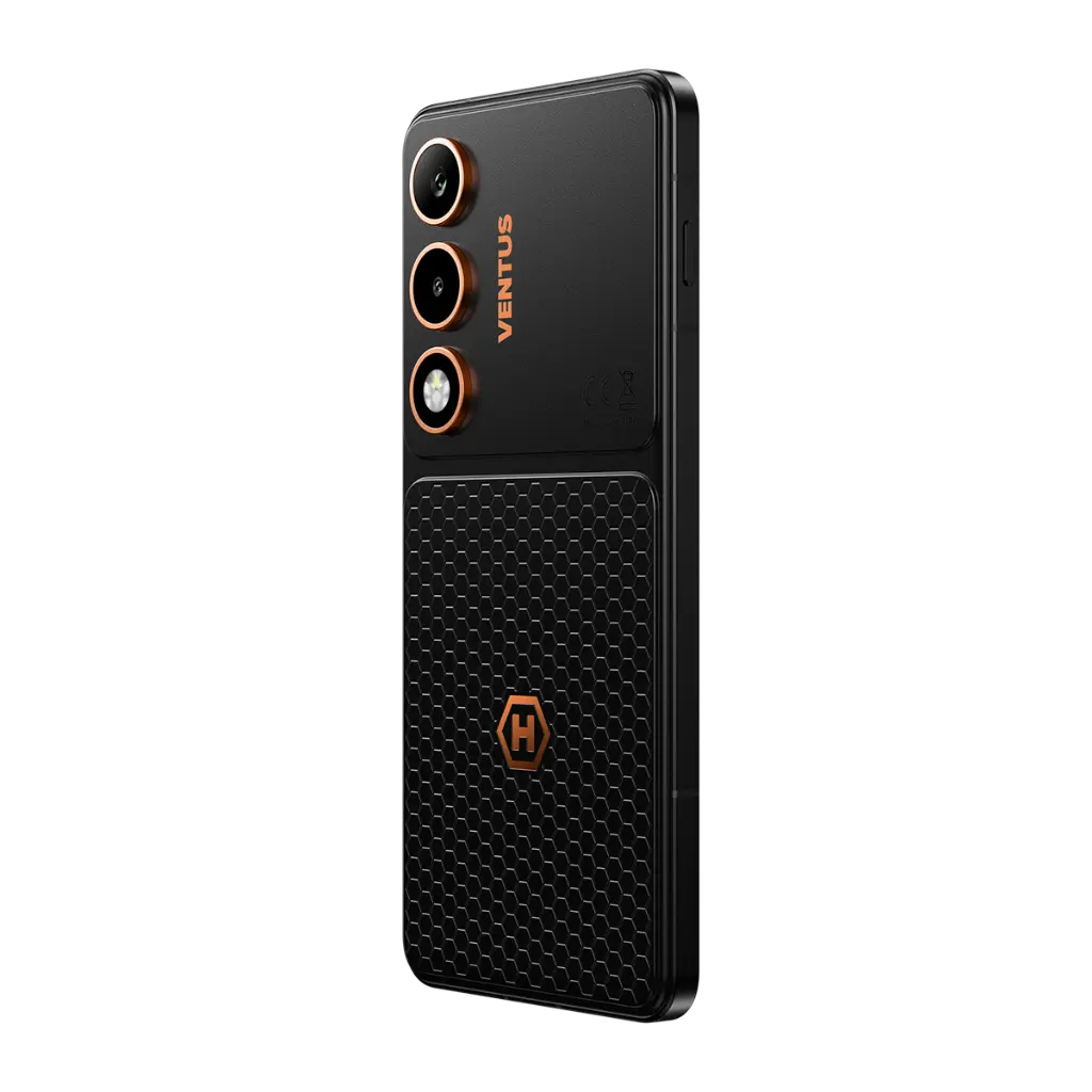 Hammer Ventus 5G | Smartphone | Black | 6.77 " | AMOLED | 2392 x 1080 pixels | MediaTek | Dimensity 7100 | Internal RAM 8 GB | 256 GB | Dual SIM | 3G | 4G | 5G | Main camera resolution 108 MP | Android | Secondary camera resolution 32 MP | 16 | 5000 mAh
