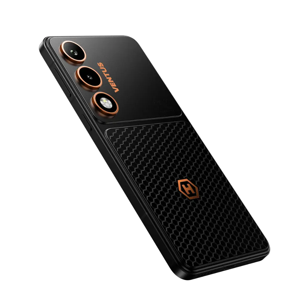 Hammer Ventus 5G | Smartphone | Black | 6.77 " | AMOLED | 2392 x 1080 pixels | MediaTek | Dimensity 7100 | Internal RAM 8 GB | 256 GB | Dual SIM | 3G | 4G | 5G | Main camera resolution 108 MP | Android | Secondary camera resolution 32 MP | 16 | 5000 mAh