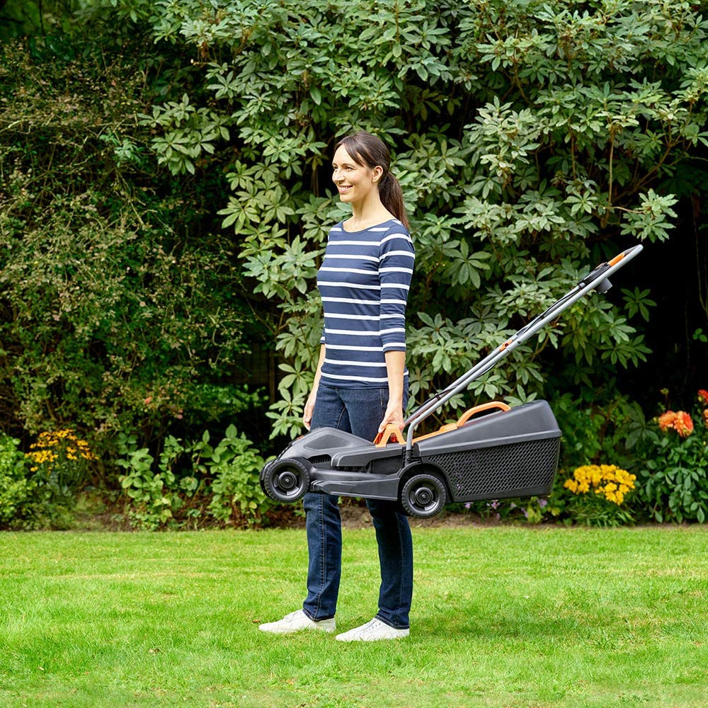 BLACK & DECKER BEMW351-QS Electric Lawn Mower, 1000 W, 32 cm