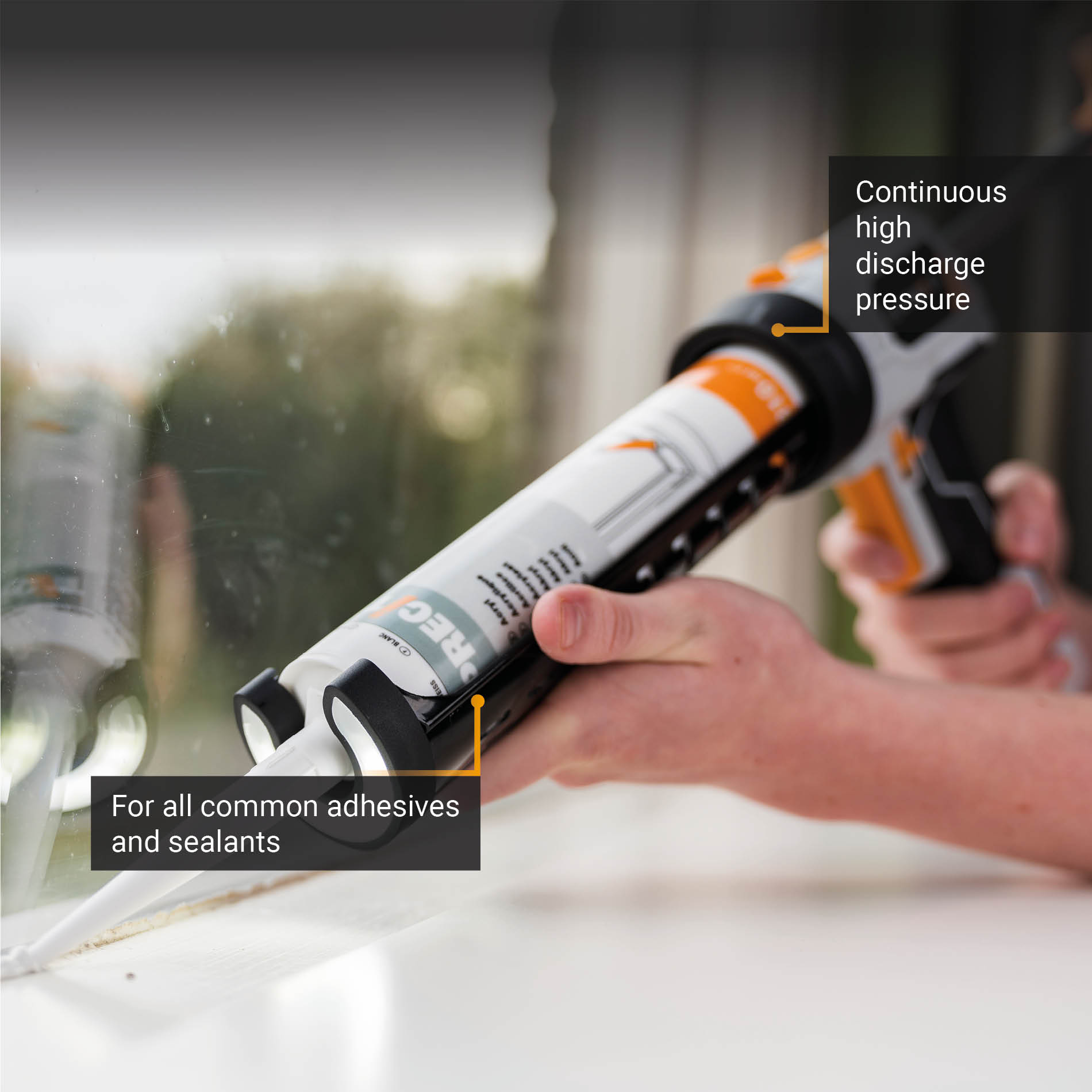 Batavia B.V. Maxxpush caulking gun with LED