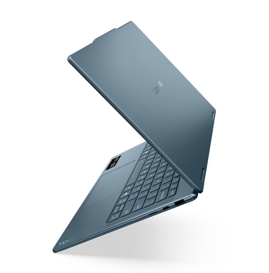 Lenovo- Yoga 7 2-in-1 14AKP10 AMD | Tidal Teal | 14 " | OLED | WUXGA | 1920 x 1200 pixels | AMD Ryzen AI 7 | 350 | 16 GB | Soldered LPDDR5 | Solid-state drive capacity 512 GB | AMD Radeon 860M Graphics | Windows 11 Home | 802.11be | Bluetooth version 5.4 