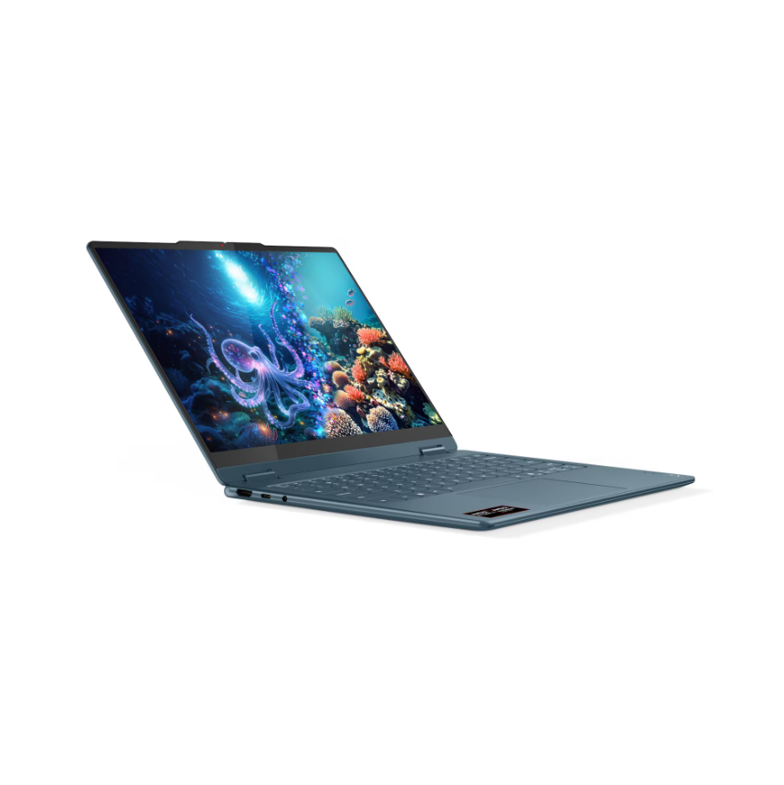Lenovo- Yoga 7 2-in-1 14AKP10 AMD | Tidal Teal | 14 " | OLED | WUXGA | 1920 x 1200 pixels | AMD Ryzen AI 7 | 350 | 16 GB | Soldered LPDDR5 | Solid-state drive capacity 512 GB | AMD Radeon 860M Graphics | Windows 11 Home | 802.11be | Bluetooth version 5.4 