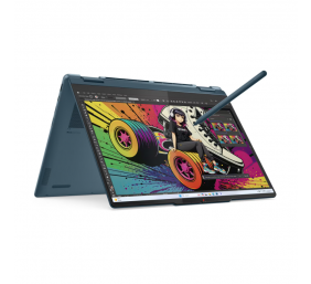 Lenovo- Yoga 7 2-in-1 14AKP10 AMD | Tidal Teal | 14 " | OLED | WUXGA | 1920 x 1200 pixels | AMD Ryzen AI 7 | 350 | 16 GB | Soldered LPDDR5 | Solid-state drive capacity 512 GB | AMD Radeon 860M Graphics | Windows 11 Home | 802.11be | Bluetooth version 5.4 