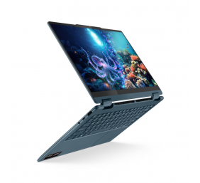 Lenovo- Yoga 7 2-in-1 14AKP10 AMD | Tidal Teal | 14 " | OLED | WUXGA | 1920 x 1200 pixels | AMD Ryzen AI 7 | 350 | 16 GB | Soldered LPDDR5 | Solid-state drive capacity 512 GB | AMD Radeon 860M Graphics | Windows 11 Home | 802.11be | Bluetooth version 5.4 