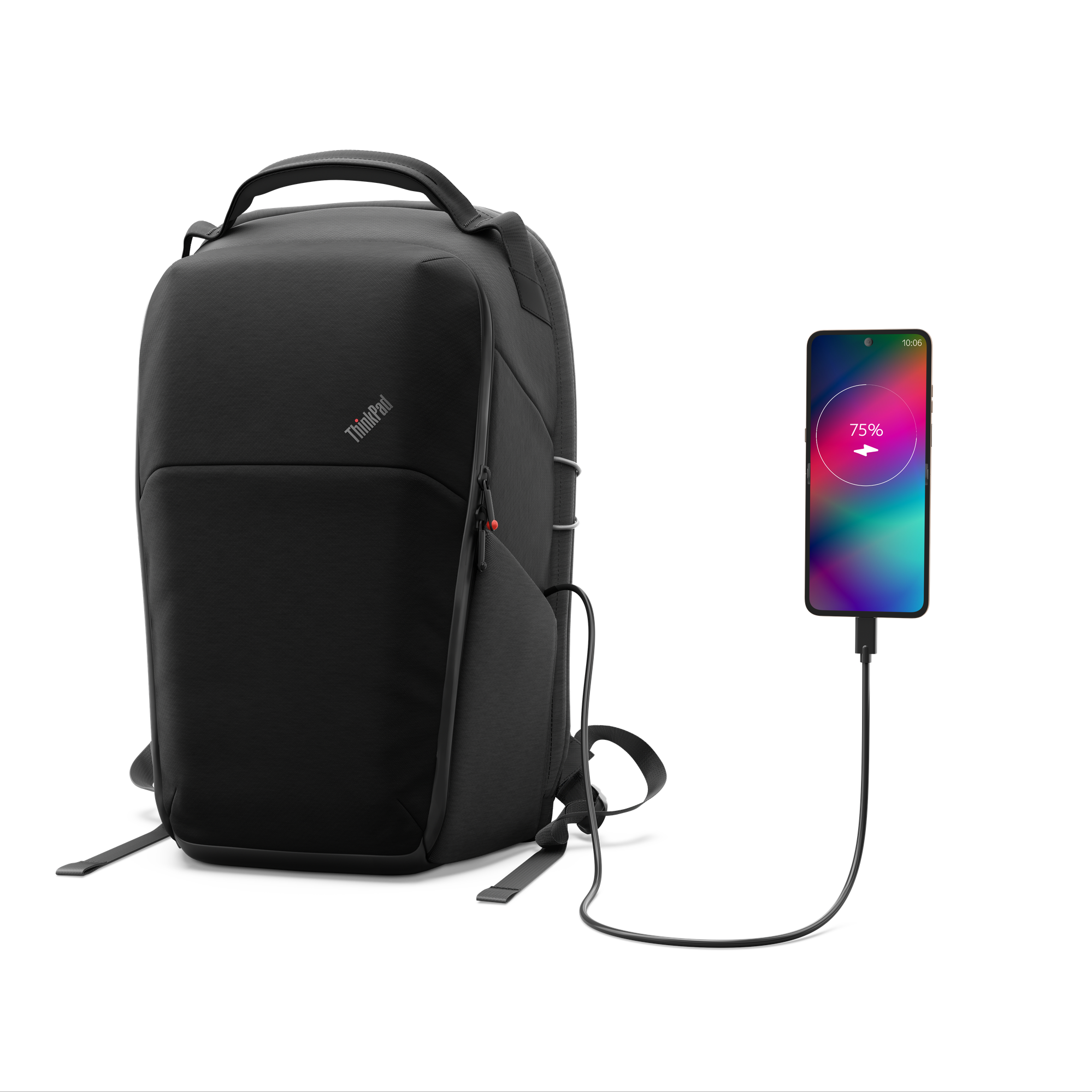Lenovo ThinkPad 16" Click-Go Backpack, Aura Edition | Fits up to size 16 " | Backpack | Black/Dark Grey