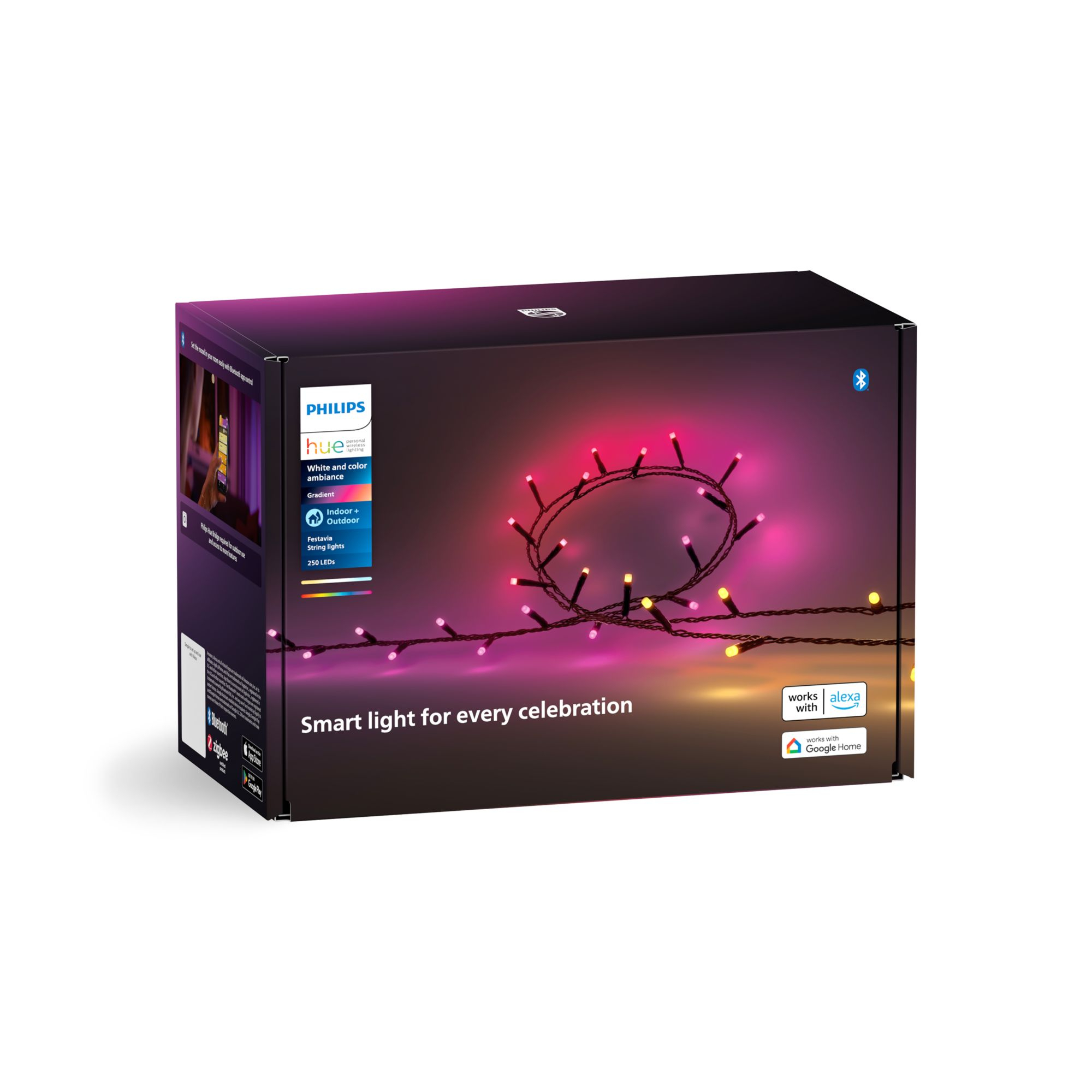 Philips Hue Festavia string lights 250 LED, 20m | 14 W | Variable